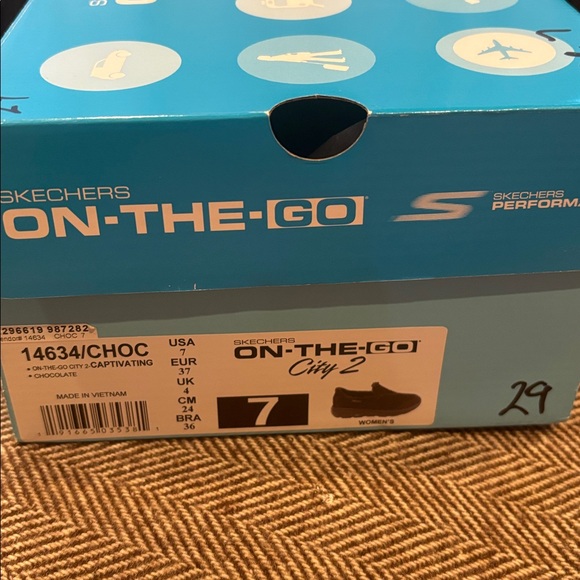 Skechers Womens On the go City 2 Suede Faux Fur Shoes Size 7 NEW in Box - Picture 5 of 6